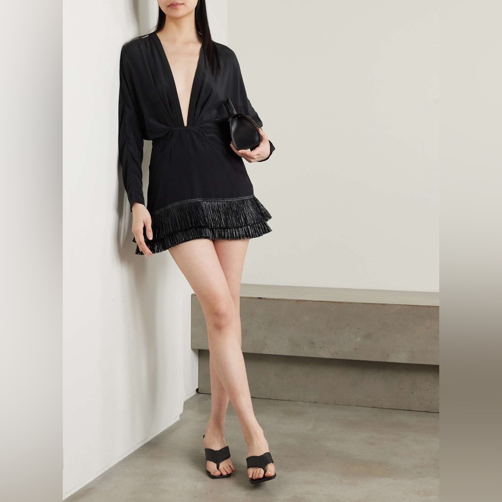 Johanna Ortiz Mojito Nights Silk Raffia Minidress